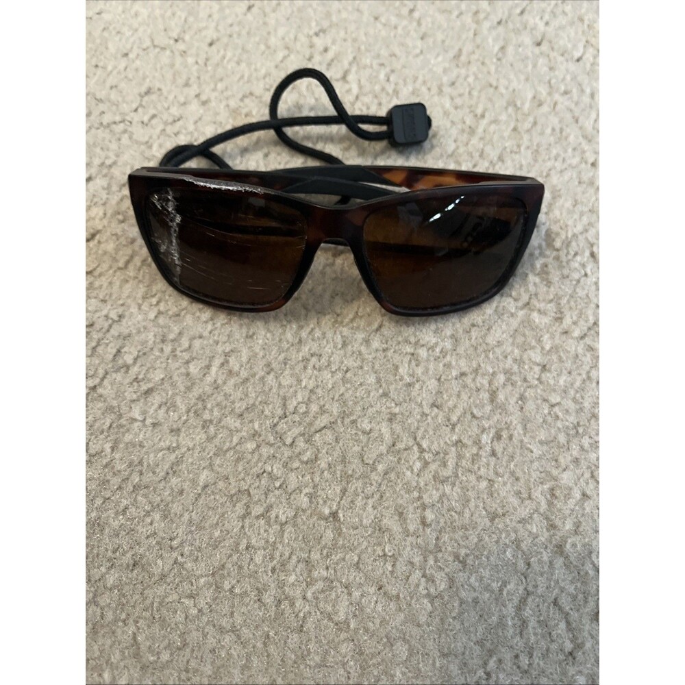 Smith Longfin Polarized Sunglasses 59-17-125 61-14-140 Damaged Matte Tortoise